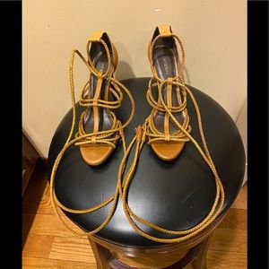 Ateen Strappy Heeled Sandals.